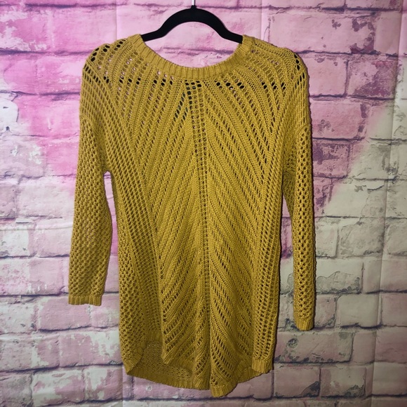 Mustard Yellow knitted sweater - Picture 1 of 2